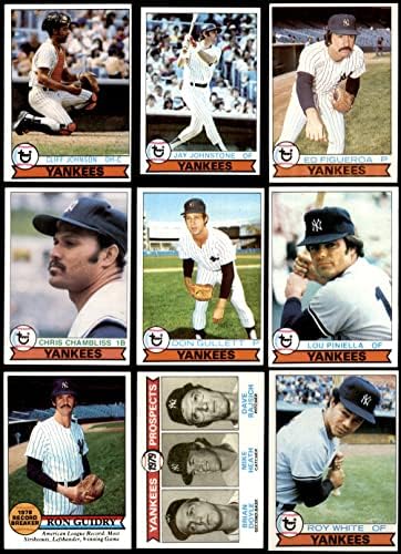 1979 Topps New York Yankees Team Set New York Yankees Ex+ Yankees