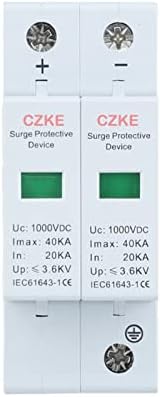 BNEGUV 2P DC 600/800/1000VDC Dispositivo de proteção de surto 20-40ka SPD Protetor