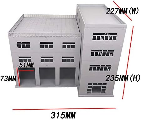 Cenário de modelos de outland para carros modelo de carros de 3 salas Garagem/Engine House 1:64 S escala