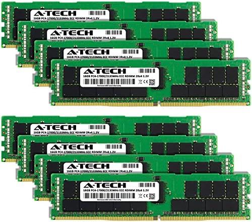 A-Tech 128GB Kit Memory RAM para Supermicro SYS-1029P-MTR-DDR4 2133MHz PC4-17000 ECC Registrado RDimm 2RX4 1.2V-Servidor