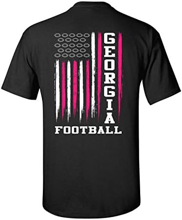 Bandeira de futebol American Sports Sports Sports Game Day Daypating Camiseta de manga curta Camiseta gráfica