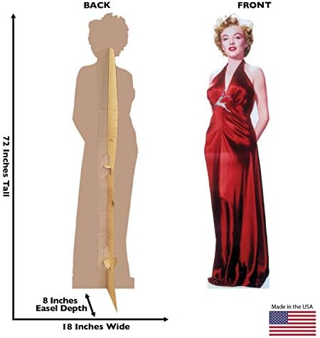 Gráficos avançados Marilyn Monroe Pink Dress Vida Tamanho da vida Corte de papelão