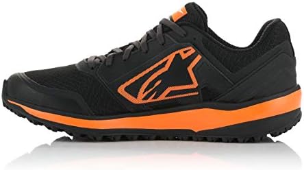 Alpinestars Sapato de Meta Trail masculino, preto/laranja, 8.5