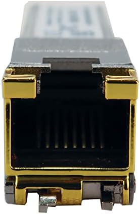 Tripp Lite 10G SFP+ Transceptor de CAT6A compatível com Cisco, adaptador de cabo Ethernet RJ45 de cobre, SFP-10G-T-X compatível,