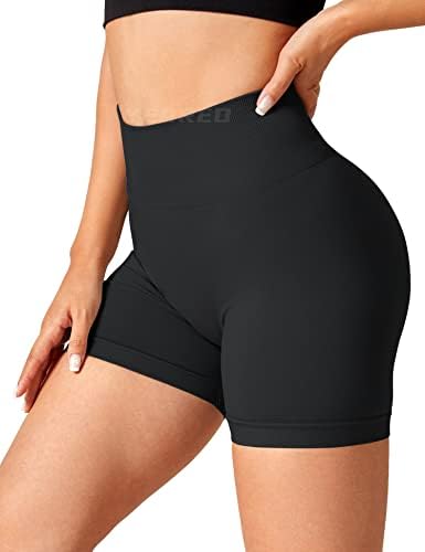 Yeoreo scrunch butt shorts mulheres 3,5 sem costura V Cross Sport Sport Gym Amplify Shorts
