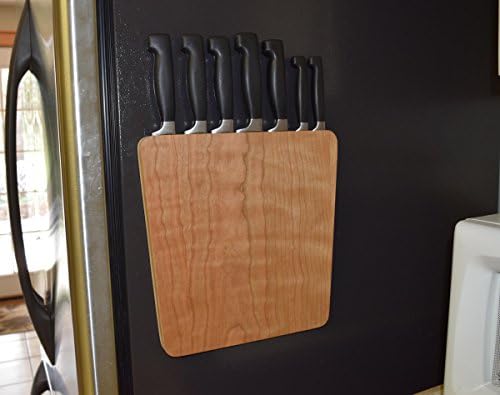 Keystone Magnetic Knife Rack para o lado da sua geladeira