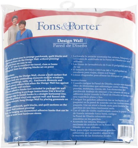 FONS & PORTER NOÇÕES DE PROJETO DE FLANELA INSTANTAL 60 x 72