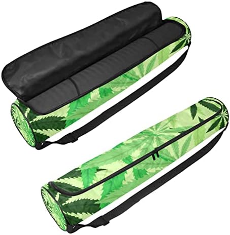Bolsa de tapete de ioga, Borboleta verde Exercício de ioga transportadora de tape