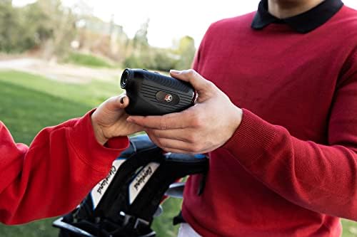 Ae Sports Golf Rangefinder | Rangefinder a laser com interruptor de inclinação | Faixa de 1000 jardas | Tira magnética | Exibição
