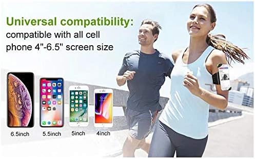 Coldre para iPhone SE - braçadeira FlexSport, braçadeira ajustável para treino e correr para iPhone SE, Apple iPhone