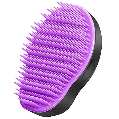 Pincel de xampu de cabelo heeta com escova de cabelo de destrancação e cuidados com o cabelo sem nó para molhado e seco