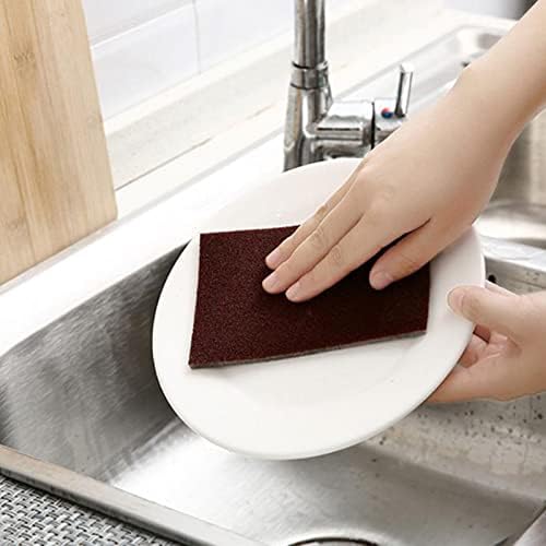 Limpagem de cozinha de esponja Limpa de prato Limpebando ferrugem da panela e descontamina Planejas de prato de aço inoxidável para lavagem