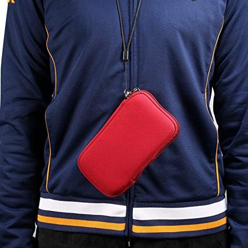 Mdjymyz celular bolsa para homens, mulheres, suporte para bolsa à prova d'água, bolsa de capa de celular com zíper duplo com bolsa