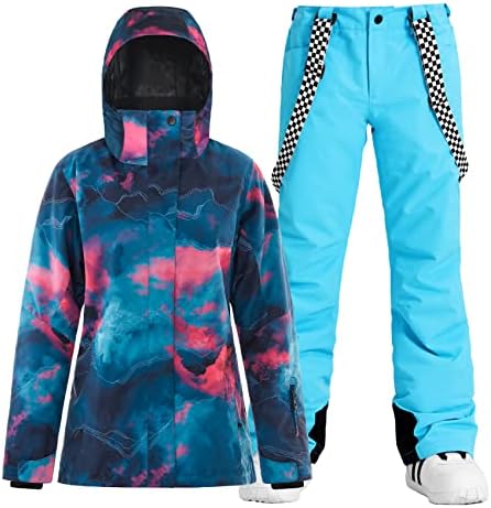 Jaquetas de esqui e calças da gsou Snow Snow Snowboard Snowboard Snowboit à prova de vento à prova d'água