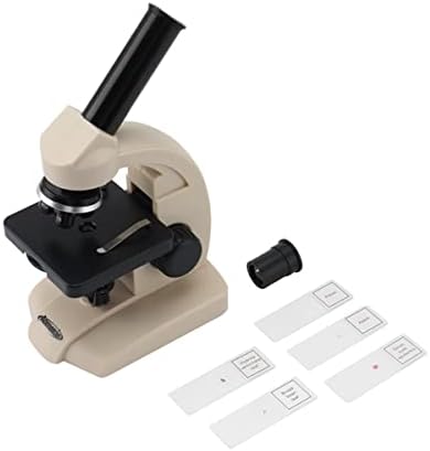 Microscópio de laboratório Microscópio biológico monocular 70x-400x Slides de lâmpadas de lâmpadas de amostra de amostra de amostra