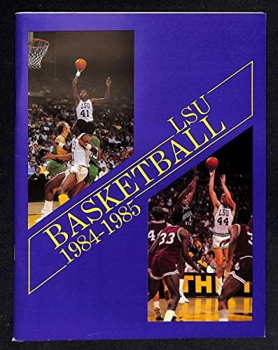 1984-86 Guia de mídia de basquete LSU Tigers Nebojsa Bukumirovic 86129b17 - Programas da faculdade