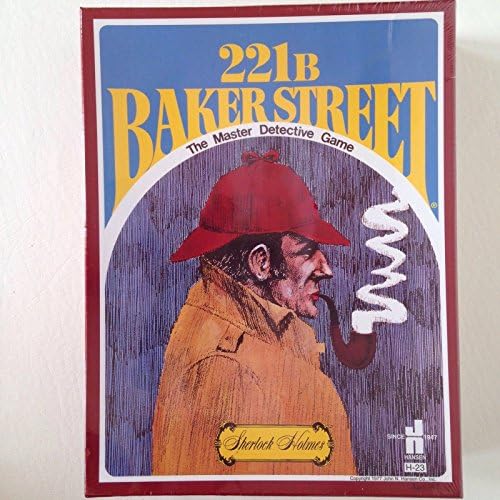221B Baker Street The Master Detective Game Sherlock Holmes,G14E6GE4R-GE 4-TEW6W283535