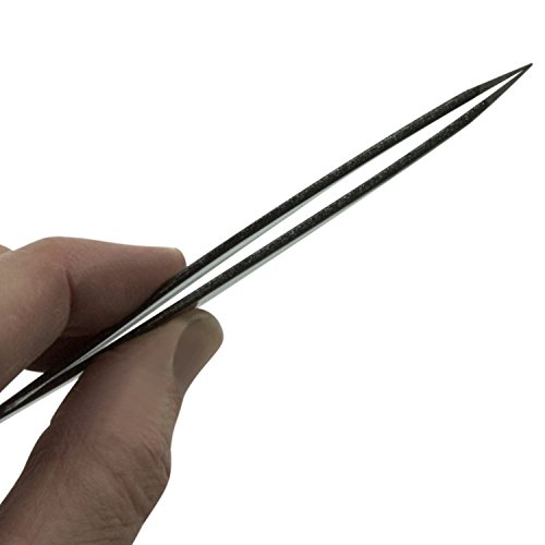 Tweezers de cabelo encravado por Zizzili Basics - Pinça de aço inoxidável de aço inoxidável de grau cirúrgico - Dicas de precisão