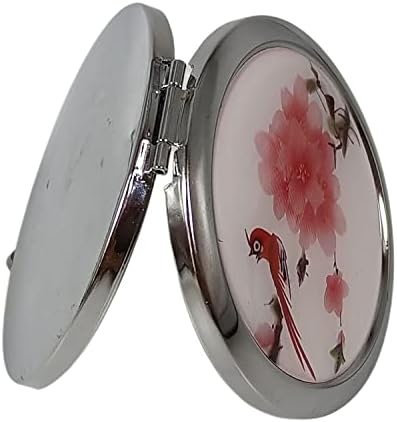 Jtling Fashion Round Mirror Vaidade portátil espelho de metal espelho espelho espelho espelho de maquiagem portátil