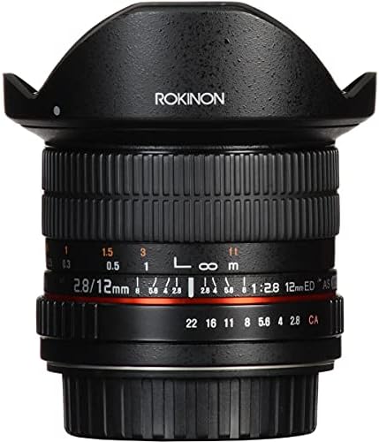 Rokinon 12mm f/2.8 Lente Fisheye para Nikon F