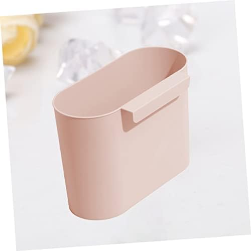 UPKOCH 2 PCs Recipiente de cozinha pequena lata de lata pendurada mini no banheiro pia rosa pia de pia de parede de parede recipientes