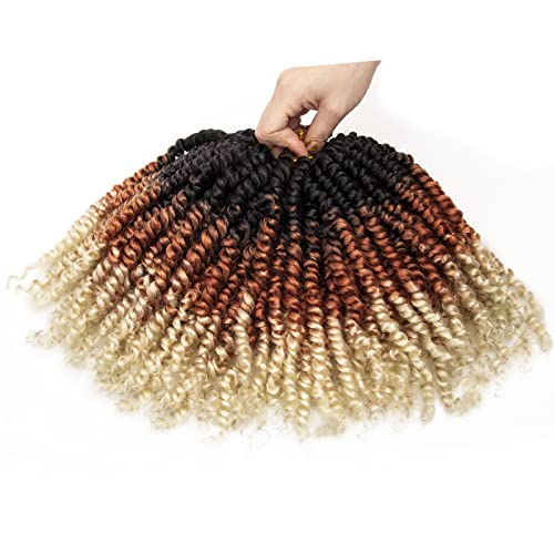 6 pacotes de paixão pré-torcida Torção de crochê Cabelo de crochê 22 polegadas Ombre Color Hair for Passion Twist