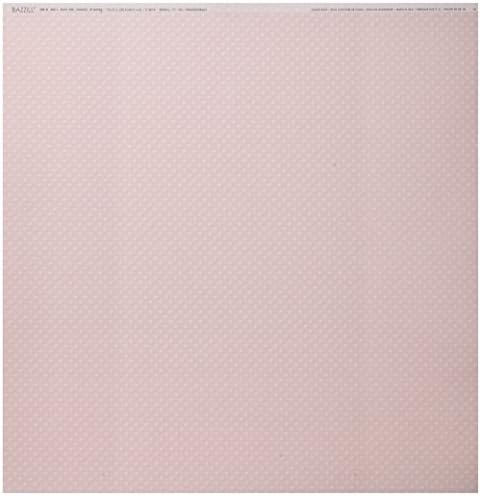 Bazzill Papier Scrap Dot, Rose