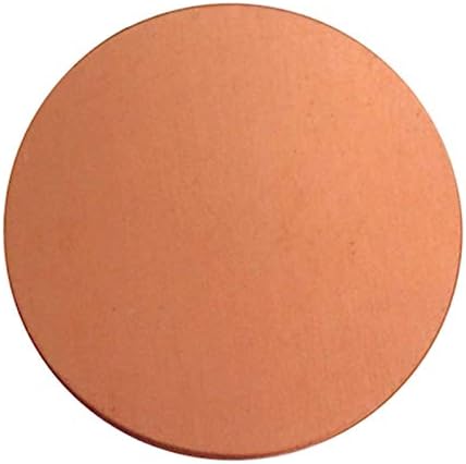 Lucknight Copper Disc folha de disco redonda Circular Placa da junta Circular H62 Cobper CNC Metal que trabalha na espessura