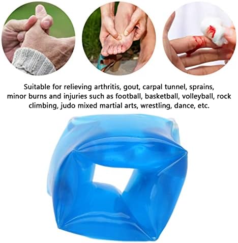 Pacote de gelo de dedos, dedo reutilizável e pacote de gelo de gel frio, manga de compressão de 1,6 polegada de comprimento