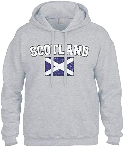 Cybertela desbotou o moletom da bandeira da Escócia angustiada com capuz