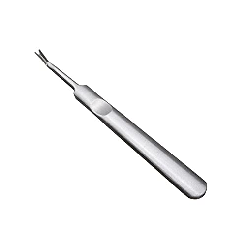 Cutícula de unha Fork para Hishnails Skin Dead Aço inoxidável Cutícula de unha Pusher UNIL Art Manicure Pedicure Tool