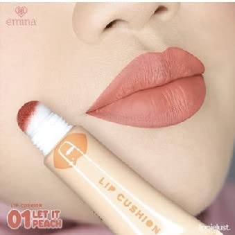 Almofada em Lips de Emina 01. Deixe -o pêssego 9g - a almofada labial emina é uma maneira divertida de uma aparência fresca e fosca. A textura aveludada com cor intensa oferece uma sensação leve.