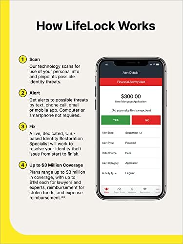 Proteção contra roubo de identidade da LifeLock Advantage, plano individual, assinatura de renovação automática de 1 ano