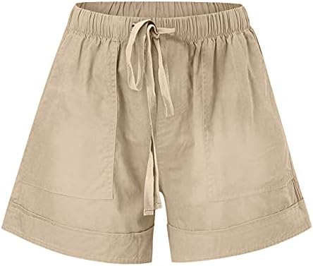 Melhores calças para mulheres shorts de bolso de tração