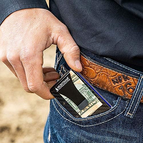 Montana Silversmiths com tema ocidental cartão de crédito e caixa em dinheiro