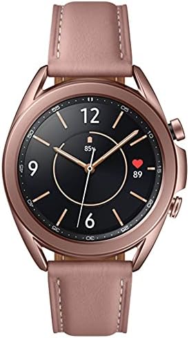 Samsung Galaxy Watch 3 aço inoxidável SPO2 Oxigênio, sono, GPS Sports + Fitness Smartwatch, IP68 Resistente à água, modelo internacional - sem NFC SM -R850
