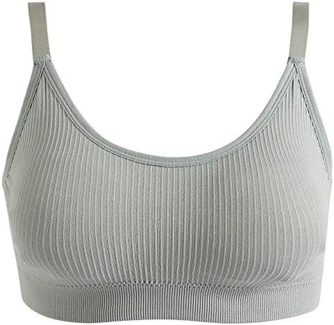 Beleza Back Sling Bra sem costura sem aço esportes de aço ioga Sleep Bra Removable Cups