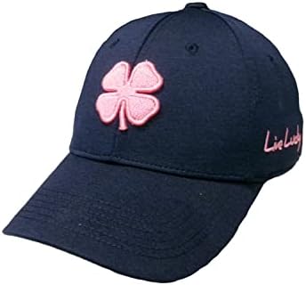 CLOVER NEGRO NOVO LUCKY Heather Rose Navy Heather encaixou S/M Golf Hat/Cap