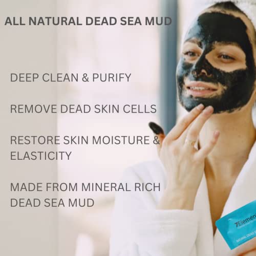 7Elementos Máscara de arbecas de lama do corpo marinho morto para máscara de tratamento de tratamento corporal para máscara