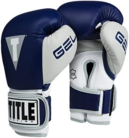 Título Boxing Gel World V2T Bag luvas, marinha/cinza/branco, médio