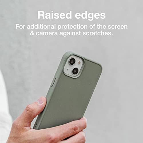 Wooddesories - Capa de telefone para iPhone 13 CASE Biodegradable Green - Ecofriendle, feito de plantas