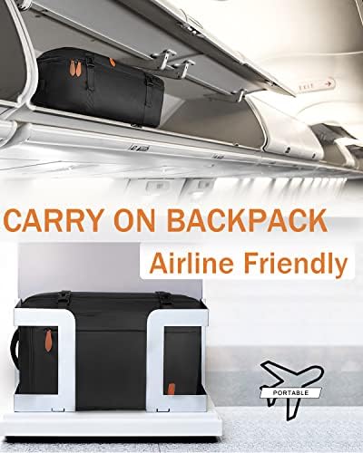 Mochila da mala com divisor de bricolage, 45l Travel Mackpack Airline aprovada para homens, Underssear Carry On Bagage