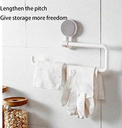 Rack de toalha de papel, otário sem perfuração, pode ser usado em cozinha, banheiro e família