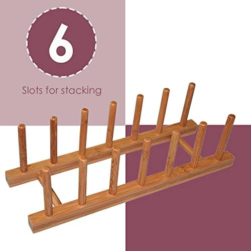 Home Basics Bamboo prato rack