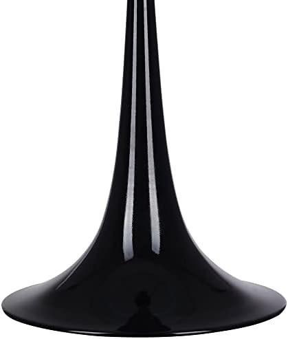 Catalina 23104-000 Modern Modern Metal Base Table Lamp com sombra branca, 19 , Black