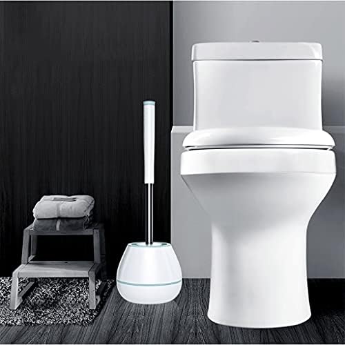 Pincel de vaso sanitário e suporte do vaso sanitário porta -escova doméstico piso de cabelo macio tigela de vaso sanitário escova de banheiro escova de limpeza de aço inoxidável