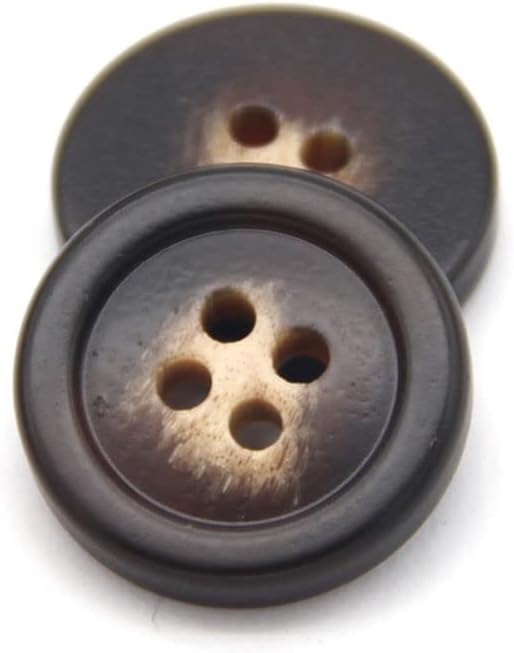 WodMB 28mm Roupos de botão grande Blazer Handicraft Brown Acessórios decorativos por atacado