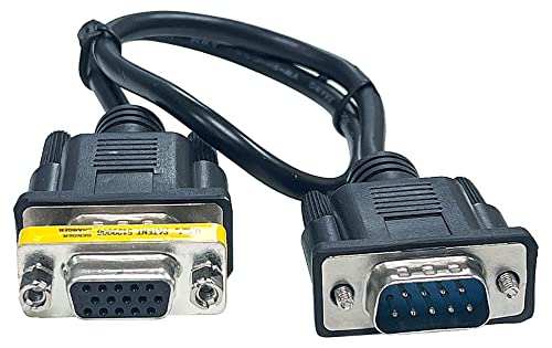 RGB CGA 9 pinos masculino para VGA HD15 PIN Adaptador feminino Cabo