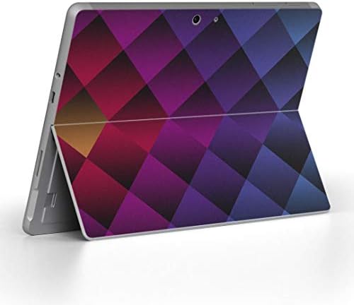 Capa de decalque de igsticker para Microsoft Surface Go/Go 2 Ultra Fin Protective Body Skins 000309 Plaid Rhombus