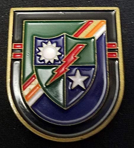 2º Batalhão do Exército dos EUA 75º Regimento Ranger Flash em forma de moeda de desafio